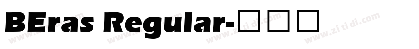 BEras Regular字体转换
